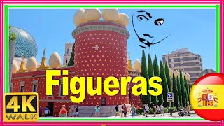 【4K】WALK FIGUERES Catalunya SPAIN 2019 Girona walking tour [upl. by Jay]