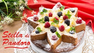 Stella di Pandoro con Mousse al Mascarpone  Ricetta Dolce Facile di Natale  55Winston55 [upl. by Ruggiero142]