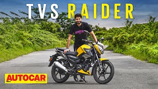 2021 TVS Raider review  The cool commuter  First Ride  Autocar India [upl. by Marcel]