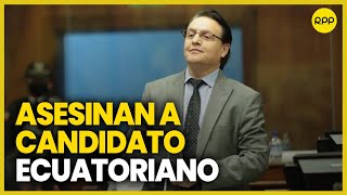 Ecuador candidato presidencial Fernando Villavicencio fue asesinado en un mitin político [upl. by Ambrosine]