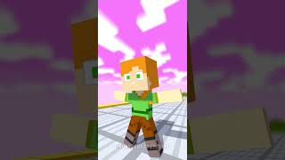 Whos the Best Baby Hero Baby Alex amp Baby Noob Girl minecraft fyp shorts [upl. by Oicelem]