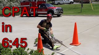 Firefighter CPAT Test in 645 [upl. by Corbie]