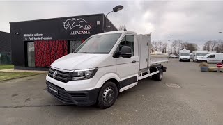 VOLKSWAGEN CRAFTER 177CV 20 TDI BENNE COFFRE CABRETTA EMPATTEMENT LONG ROUES JUMELEES  Réf 22148 [upl. by Colver45]