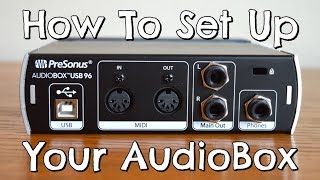 DIY How to set up your AudioBox USB [upl. by Mihsah]