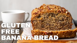 Best Gluten Free Banana Bread Recipe  Easy amp Moist Dairy Free too [upl. by Graig]