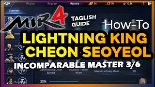 Incomparable Master Lightning King Cheon Seoyeol Tagalog Tutorial 4K [upl. by Nosoj]