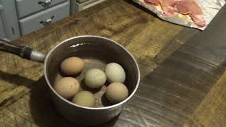 EASY PEEL Hard boiled Farm FRESH Eggs [upl. by Ulrika857]