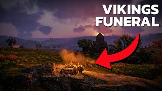 A Vikings Funeral  Assasins Creed Valhalla Gameplay [upl. by Norse]