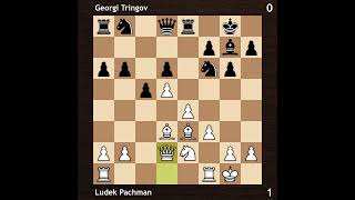 Ludek Pachman vs Georgi Tringov  Amsterdam Interzonal 1964  Round 4 [upl. by Ellahcim876]