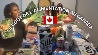 Vivre au Canada  le coût de la vie  combien coûte lalimentation les courses Walmart Avril [upl. by Yeta440]