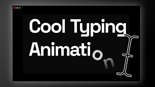 Create a fun Text Input Animation using Framer Motion [upl. by Dlonra]