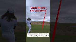 Kyle Berkshire’s worldrecord 57963 Yard Drive out in Rochelle golf [upl. by Haliek]