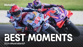 Best MotoGP™ Moments ⚔️  2024 AustralianGP [upl. by Seebeck338]