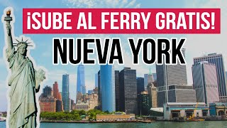 🗽 El ferry gratis de STATEN ISLAND tiene estas vistas  Nueva York gratis [upl. by Arnaldo]