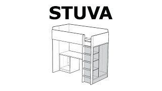 How to assemble the STUVA storage unit [upl. by Eckart]