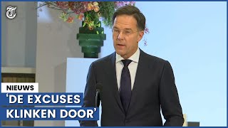 Hier biedt Mark Rutte excuses voor slavernijverleden aan [upl. by Aicirtac]