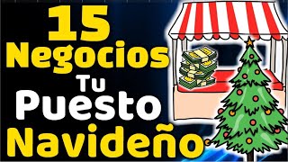 28 Negocios Puestos en un Mercado Navideño [upl. by Marder]