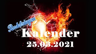 Der MitsingKalender am 25032021  Tag 84 [upl. by Platon267]