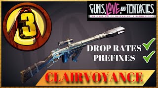 Clairvoyance Shot X 4 Drop Rate and Prefixes  Borderlands 3 [upl. by Enad]