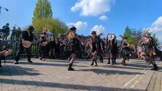 Beltane Border Morris  Fire Dance 29042023 [upl. by Ehsrop]