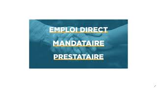 Prestataire Mandataire Emploi direct ADVF [upl. by Ahsilrae]