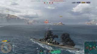 World Of Warships Random Battle Gameplay With GASCOGNE [upl. by Gower438]