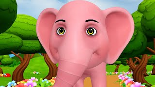 Ek Mota Hathi Khelne Gaya एक मोटा हाथी Hindi Cartoon Song and Baby Videos [upl. by Nordin]