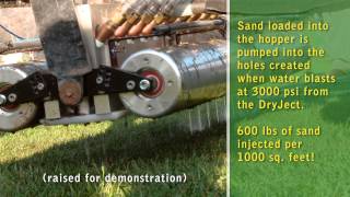 DryJect Aeration Golf Sports Fields Turf [upl. by Yanehs]