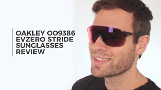 Oakley OO9386 EVZERO STRIDE Sunglasses Review  VisionDirect [upl. by Idac96]