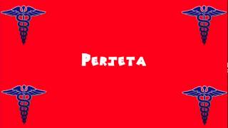 Pronounce Medical Words ― Perjeta [upl. by Amre]