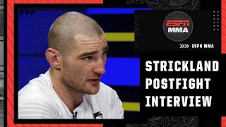 Sean Strickland ‘let the pressure’ get to him vs Jack Hermansson at UFCVegas47  UFC Post Show [upl. by Sebastiano311]