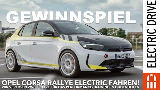 Mit Electric Drive und Opel ins RallyeAuto  Gewinnspiel PerformanceTraining in Dudenhofen [upl. by Namialus867]