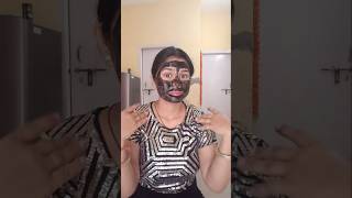 Charcoal mask Review💯youtubeshorts charcoal mask review short shorts trending trendingshorts [upl. by Aisnetroh]