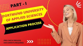 Fachhochschule DORTMUND  Complete application process MEng  Free Application  PART 1 Vikas Berad [upl. by Nnewg]