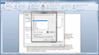 Microsoft Word  Heading formatting and table of contents [upl. by Jodoin]