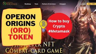 How to Buy Operon Origins ORO Crypto Using Metamask and PanCakeSwap Hindi  MoneySwingcom [upl. by Twila975]