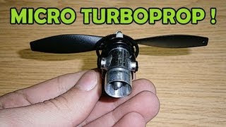 Micro Turboprop Engine Prototype Test [upl. by Darill]