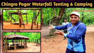 Chingra Pagar Tenting Camping Site View  Chingra Pagar Waterfall Gariaband Cg  Raipur Waterfall [upl. by Esli]