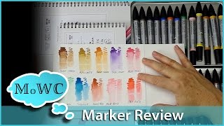 Winsor Newton Watercolor Marker Review [upl. by Jaffe142]