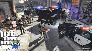 GTA 5 Sheriff SWAT Monday Patrol 331 GTA 5 Mods [upl. by Ynor800]