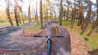 HUGE Pump Track In The WOODS [upl. by Nura537]