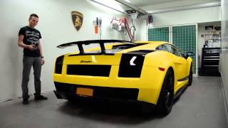 Para Magnetic paint on a Lamborghini [upl. by Yhprum]