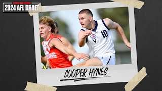 Cooper Hynes  2024 AFL Draft Prospect  Zero Hanger TV [upl. by Anaihr]