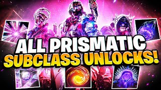 All Prismatic Fragment Unlocks MADE EASY Fragments Abilities Aspects  Destiny 2 The Final Shape [upl. by Peterus]