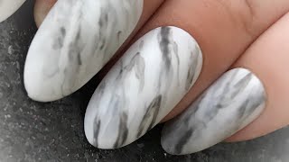 Marble Nails using CND Shellac [upl. by Lucina]