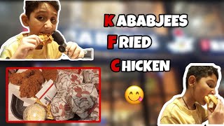 KABABJEES FRIED CHICKEN CHALA GIA 😋  WAHAJ HASSAN [upl. by Udele]