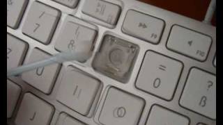 apple keyboard keycap removal and cleaning howto by henk [upl. by Retswerb152]