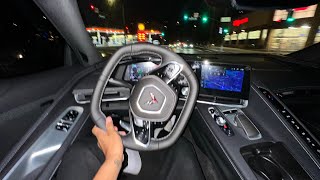 Cutting up in 2025 corvette C8 in Los Angeles [upl. by Mord]