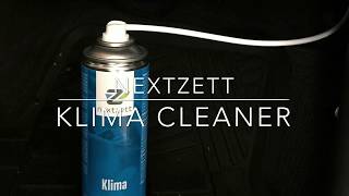 Applying nextzett Klima Cleaner Professional Evaporator Cleaner [upl. by Thom]