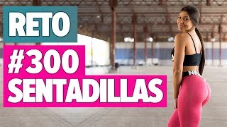 RETO 300 SENTADILLAS Glúteos firmes y piernas perfectas sin ir al gimnasio  Squats Challenge [upl. by Eihtak10]